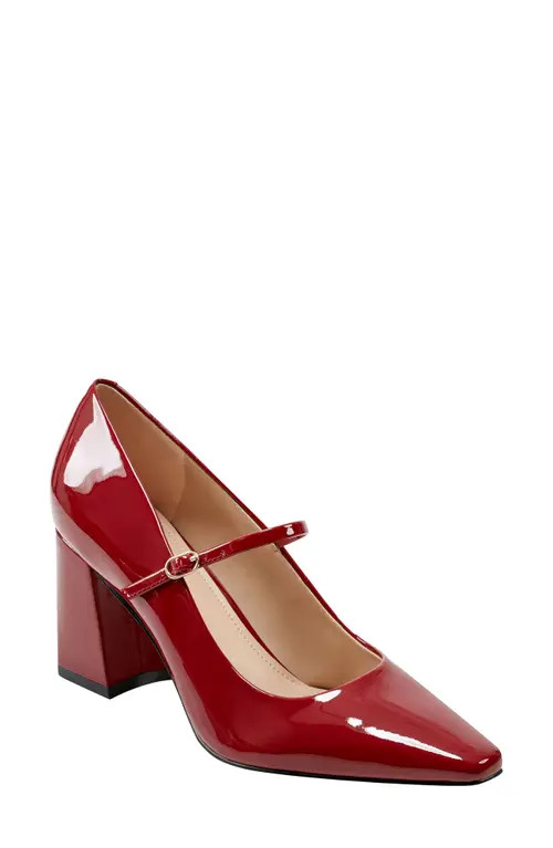 Marc Fisher LTD Vanderly Mary Jane Pump in Medium Red at Nordstrom, Size 7.5 | Nordstrom
