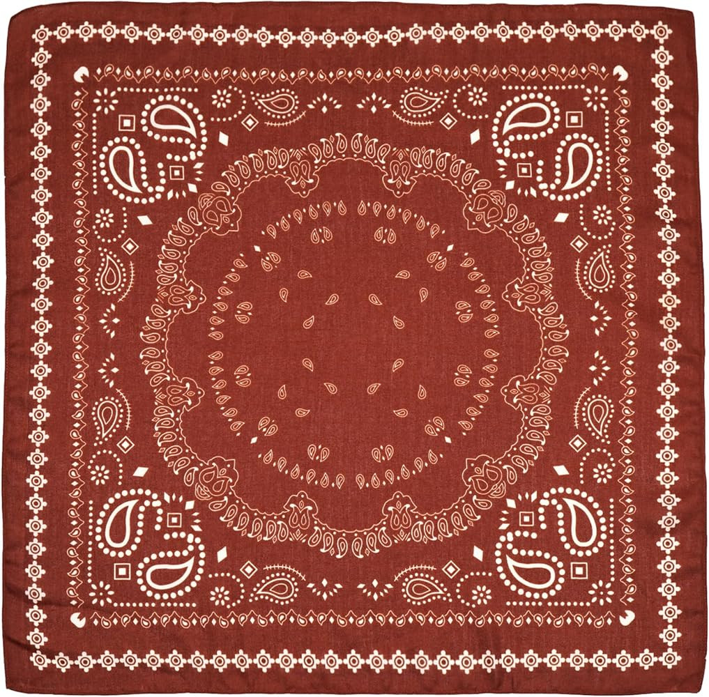 Scarf for Women, 27"x27" Large Bandana Scarf, Neck/Hair/Head Scarf for Women | Amazon (US)