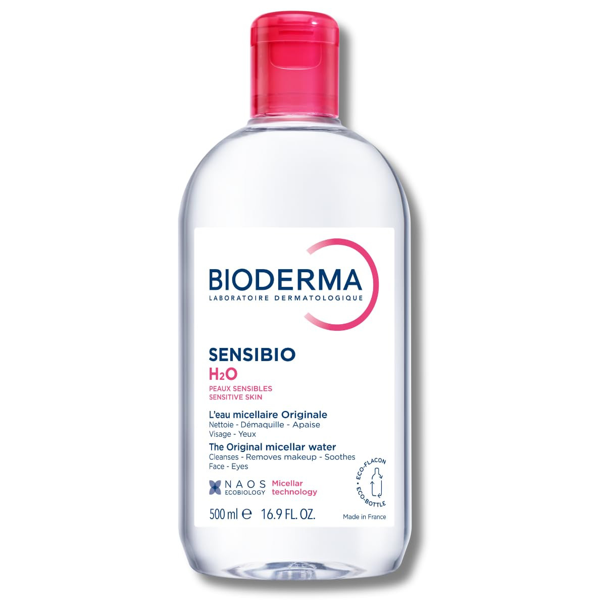 Bioderma - Sensibio - H2O Micellar Water - Makeup Remover Cleanser - Face Cleanser for Sensitive ... | Amazon (US)