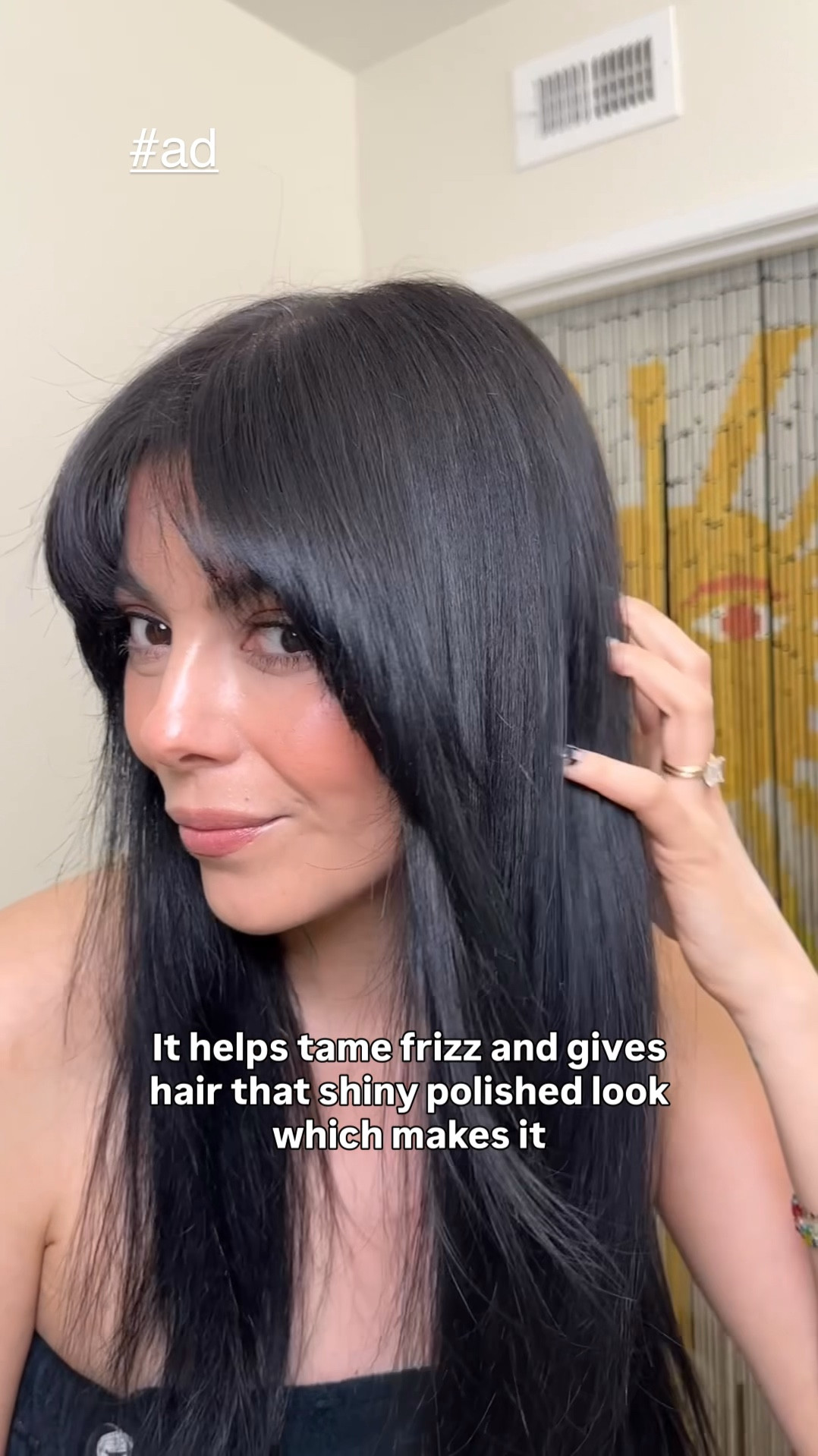 #ad I partnered with @GarnierUSA to try the new Diamond Sleek from the Garnier Fructis Sleek & Shine collection… and I’m still using it. After washing my hair, I spray it on before styling since it’s heat-activated. Once I blow dry, my hair looks smooth, glossy, and diamond-level reflective. Diamond Sleek is an easy step to add to my routine!

You can grab it at @Target during your next Target run.

#TargetPartner #GarnierPartner #LTKbeauty #DiamondSleek 
