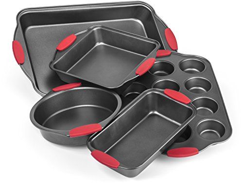 Elite Bakeware Ultra NonStick Baking Pans Set of 5 - Premium Bakeware Set | Amazon (US)