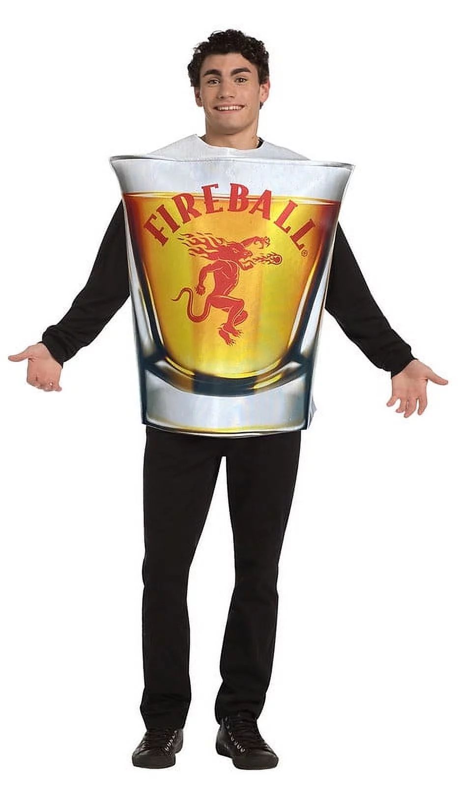 Fireball Shot Glass Halloween Costume Men's and Women's Adult One Size Multicolor, by Rasta Impos... | Walmart (US)