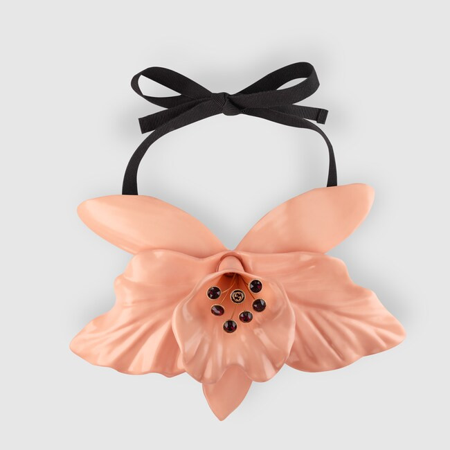 Flower necklace in colored resin | Gucci (US)