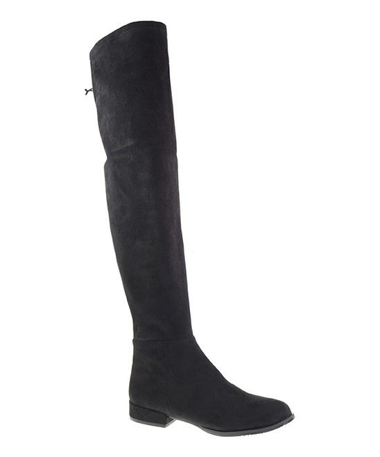Chinese Laundry Women's Casual boots BLACK - Black Richie Over-the-Knee Boot - Women | Zulily