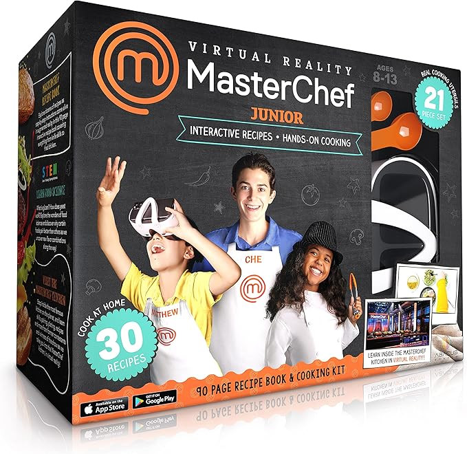 Abacus Brands VR MasterChef Junior - Virtual Reality Kids Cookbook and Interactive Food Science S... | Amazon (US)