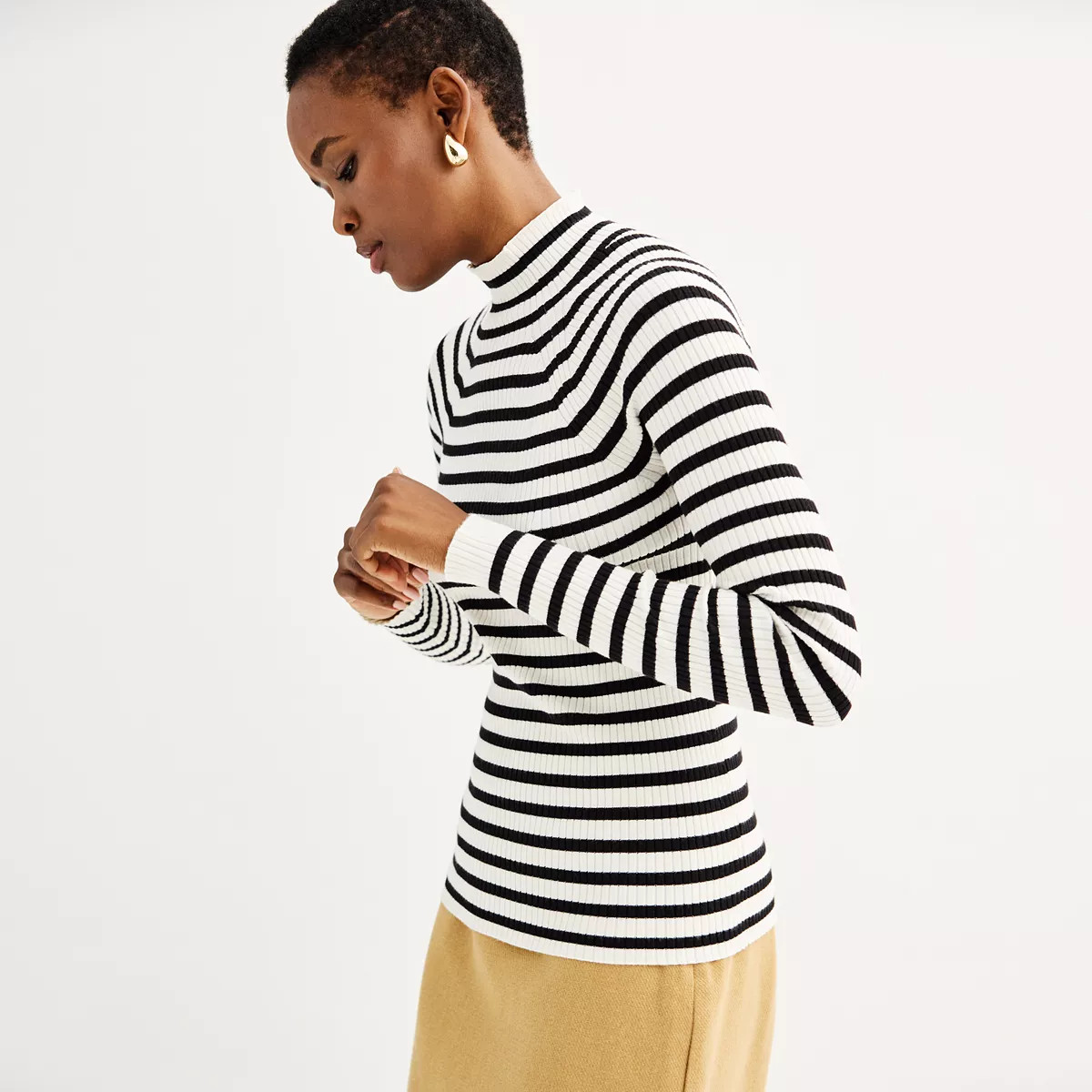 Women's Nine West Essential Mockneck Sweater | Kohl's