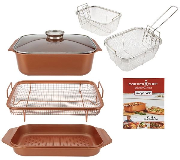 Copper Chef 7-piece 14-in-1 Wonder Cooker Cooking System | QVC