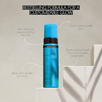 St. Tropez Self Tan Express Advanced Bronzing Mousse, Lightweight Self Tanner for a Trusted Natur... | Amazon (US)