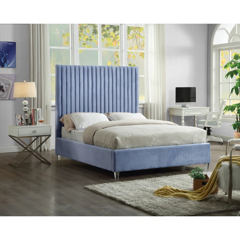 Fuiloro Tufted Upholstered Low Profile Platform Bed | Wayfair North America