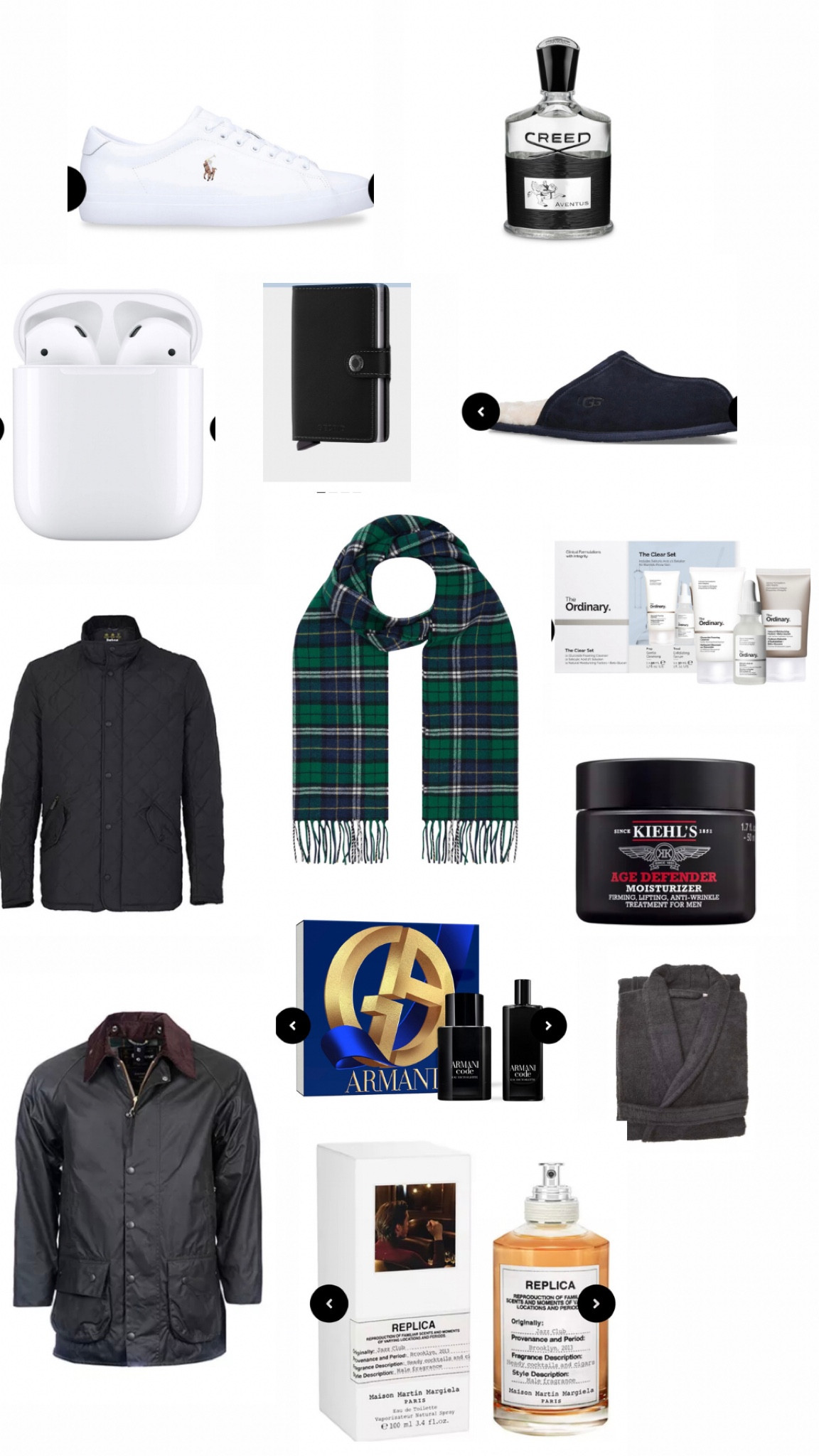 Gift Guide for him. I found some lovely gift ideas for those special men in our life’s. Dads, Stepdads, Foster Dads, Grandads, Brothers, Stepbrothers , Husbands, Fiancé, Partners, Friends, Sons, Something for everyone.🎄



Men’s Gift Guide
Gifts for him
Presents for him
Men’s presents 
Christmas Gifts 
Gift ideas
Christmas presents 
Men’s scarves 
Aftershave 
Men’s Diary
AirPods
Men’s skincare
Men’s Jackets
Barbour Jacket 
Mens Dressing Gowns
Men’s Slippers
Men’s Uggs
Men’s Shoes
Men’s Trainers


#LTKGiftGuide #LTKeurope #LTKSeasonal