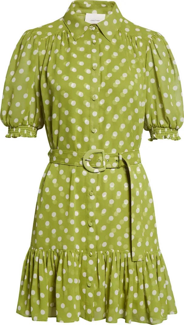 Camille Polka Dot Minidress | Nordstrom