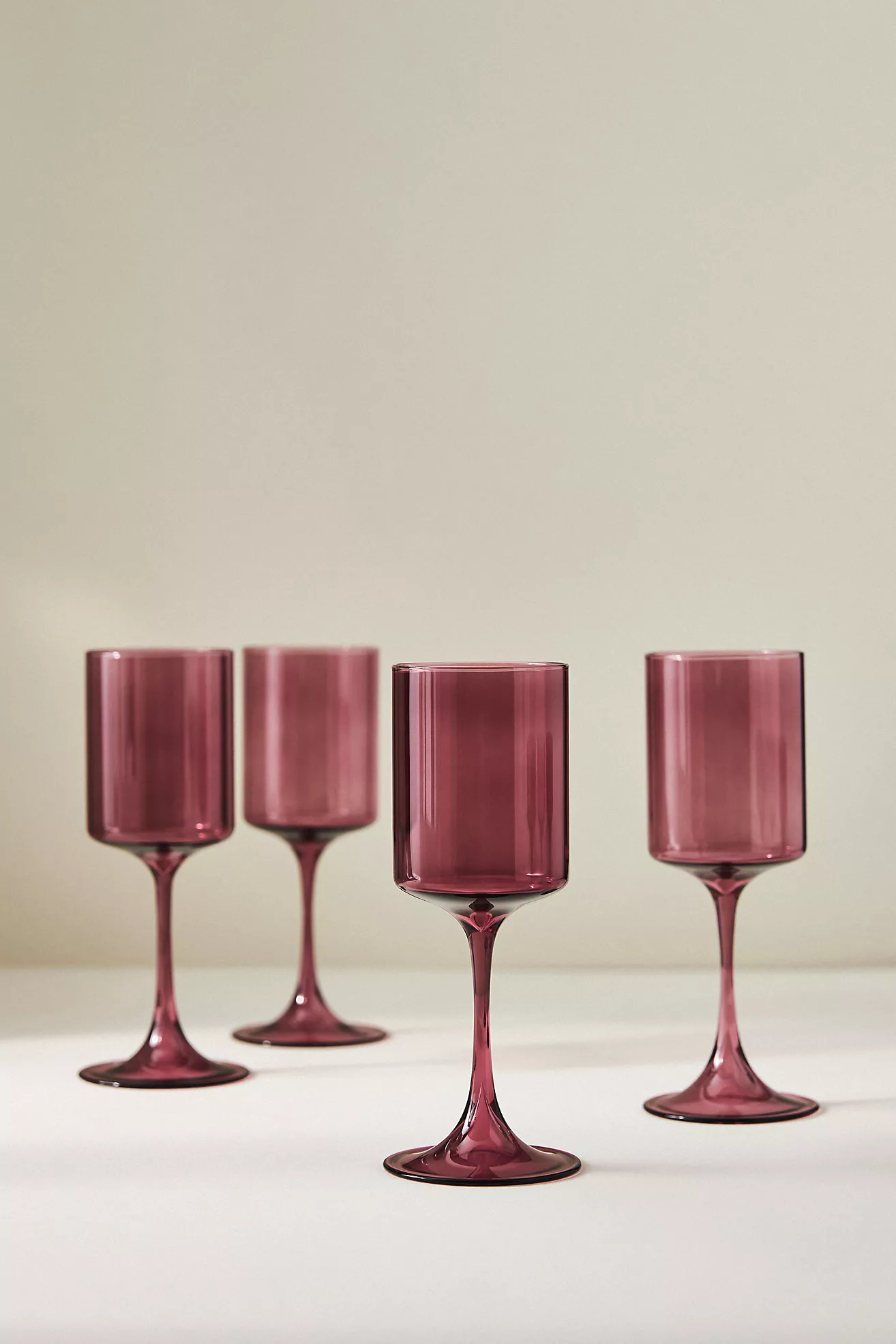 Morgan Wine Glasses, Set of 4 | Anthropologie (US)