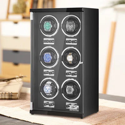 VEVOR Watch Winder for 6 Automatic Watches, Quiet Japanese Motors | Wayfair North America