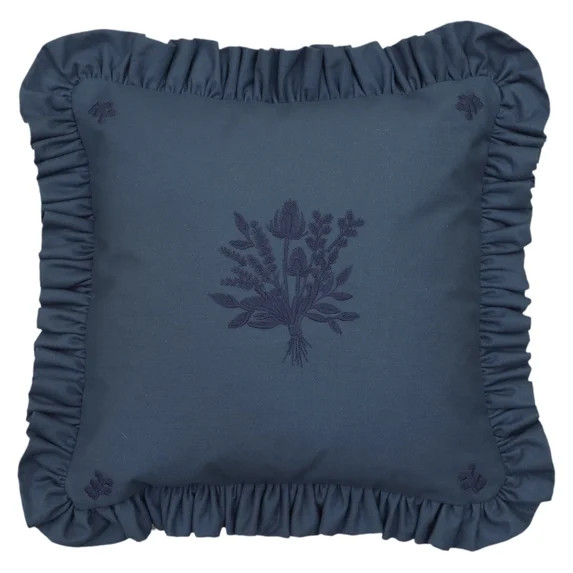The Pioneer Woman Denim Square Pillow | Walmart (US)