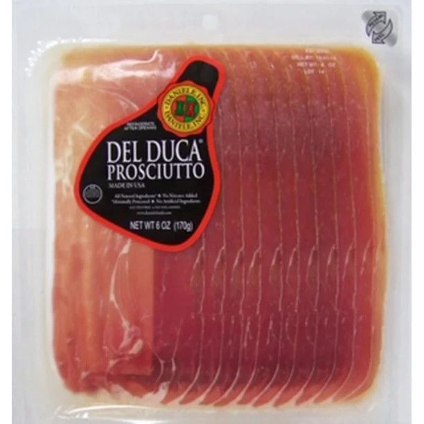 Daniele-Del Duca , Dry Cured Prosciutto, 6 oz, Pre sliced - Walmart.com | Walmart (US)