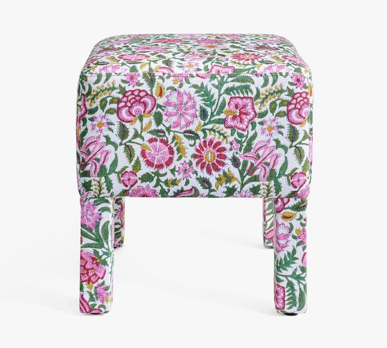 Arden Upholstered Stool | Pottery Barn (US)