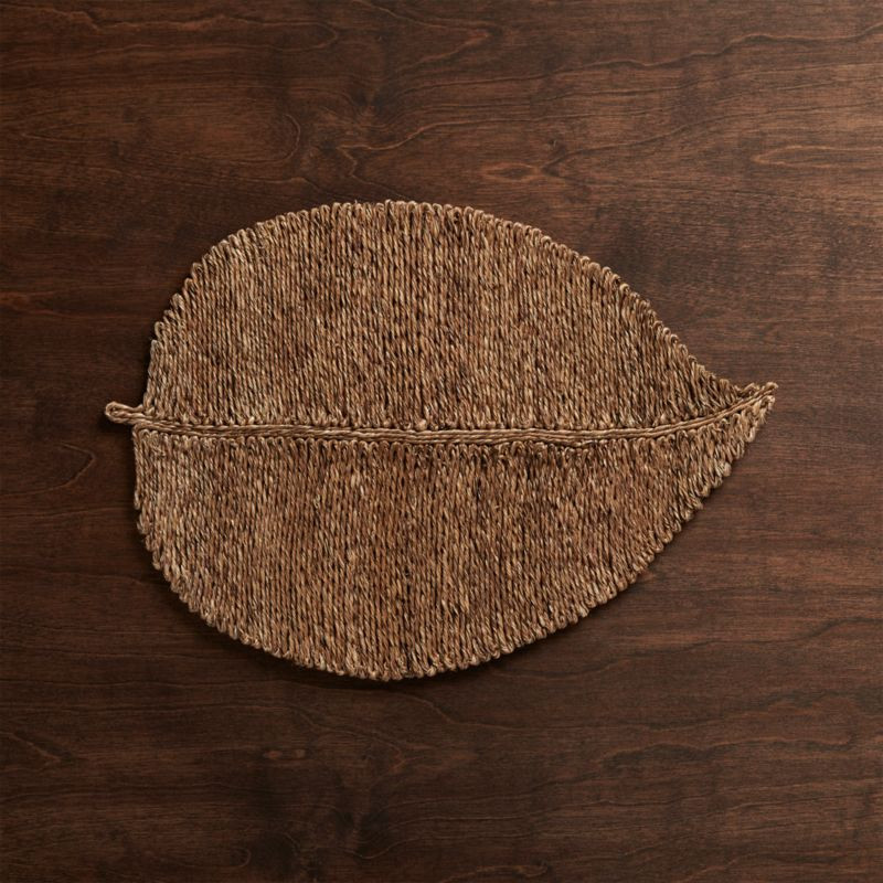 Woven Abaca Leaf Placemat + Reviews | Crate & Barrel | Crate & Barrel