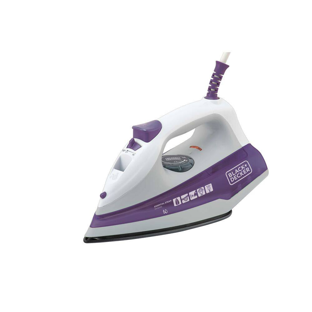Ferro a Vapor Black+Decker FX1000 com Spray – Branco/Roxo | Casas Bahia (BR)
