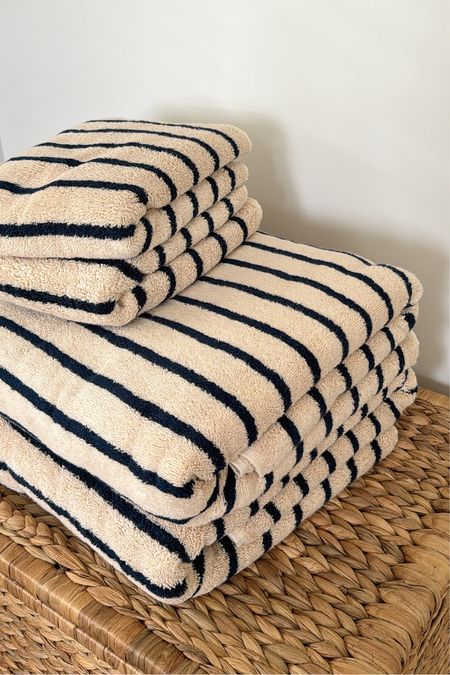 THE best towels👏🏼 oversized + thick/heavy feel! also loving stripes right now:))

#LTKhome #LTKstyletip #LTKSpringSale