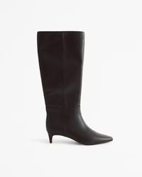 Women's Kitten Heel Boots | Women's Shoes | Abercrombie.com | Abercrombie & Fitch (US)