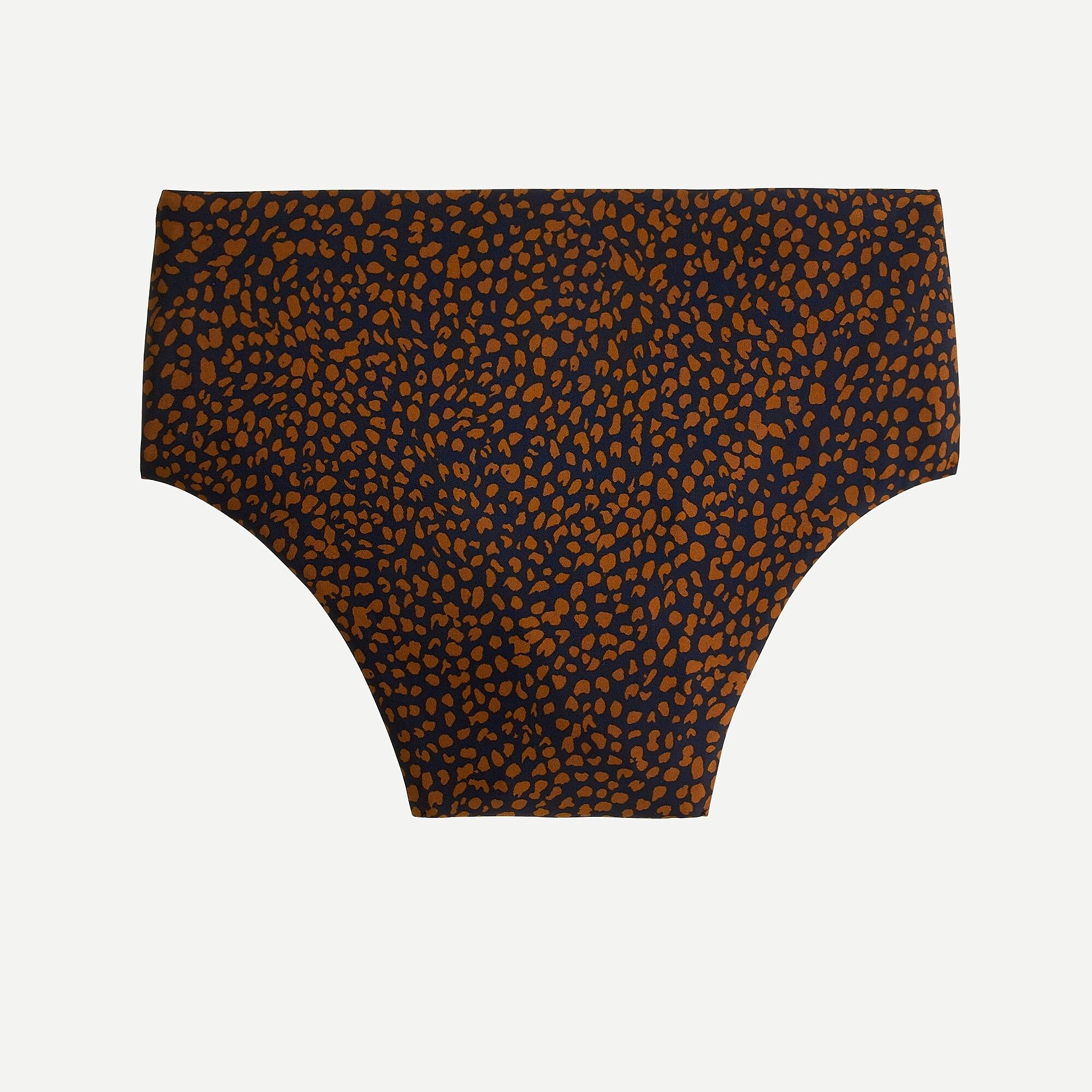 High-cut waist bikini bottom in spot-on print | J.Crew US