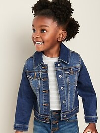 Stretch Jean Jacket for Toddler Girls | Old Navy (US)