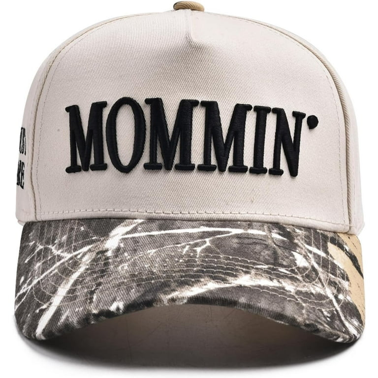 Vintage Two-Tone Women's Baseball Cap, Mommin Trucker Hat for Women & Men, Adjustable Baseball Ca... | Walmart (US)