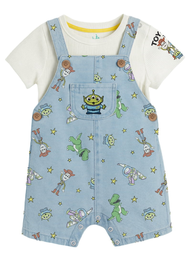 Disney Toy Story Baby Boy Shortall Set, Sizes 0/3 Months-24 Months | Walmart (US)