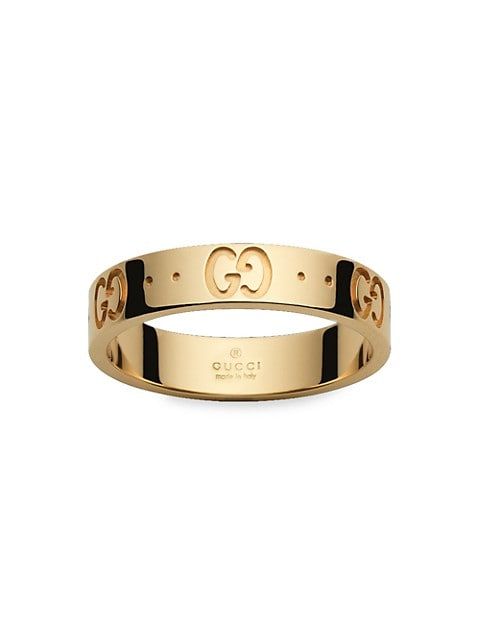 Icon 18K Yellow Gold Thin Band Ring | Saks Fifth Avenue