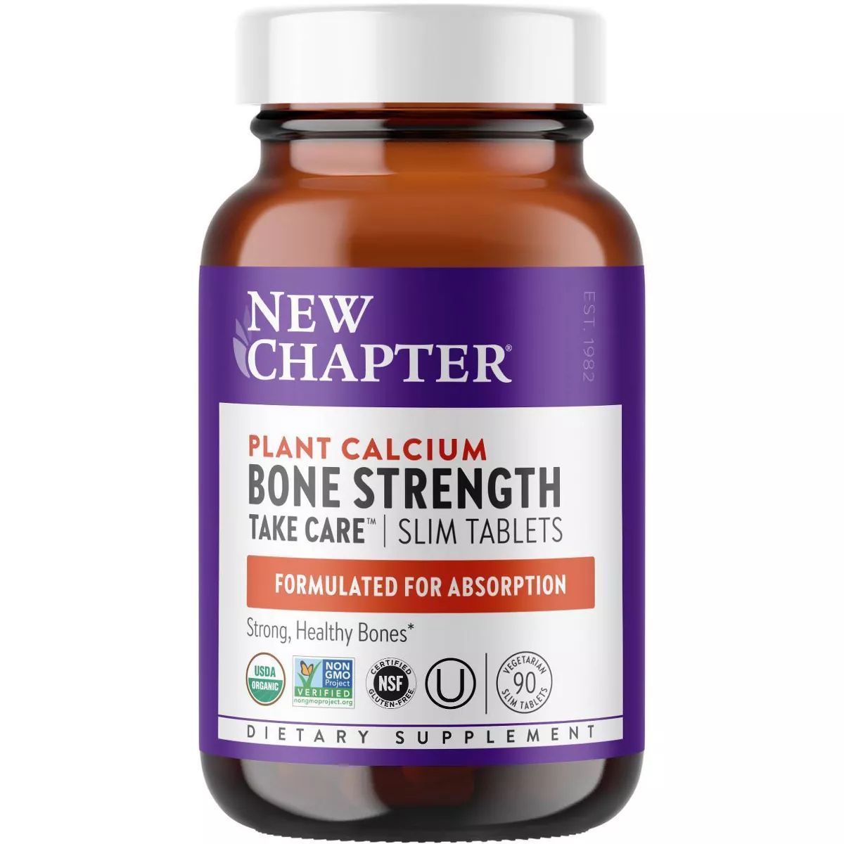 New Chapter Bone Strength Take Care, Organic Calcium Supplement with Magnesium, Vitamin D3 + K2 -... | Target