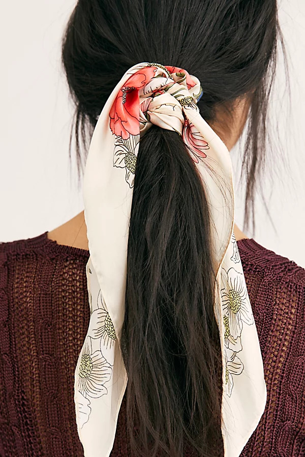 Dreamiest Scarf Pony by Free People, Ivory, One Size | Free People (Global - UK&FR Excluded)