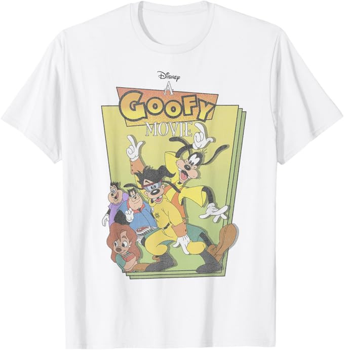 Disney A Goofy Movie Max Powerline Dance Logo T-Shirt Small | Amazon (US)
