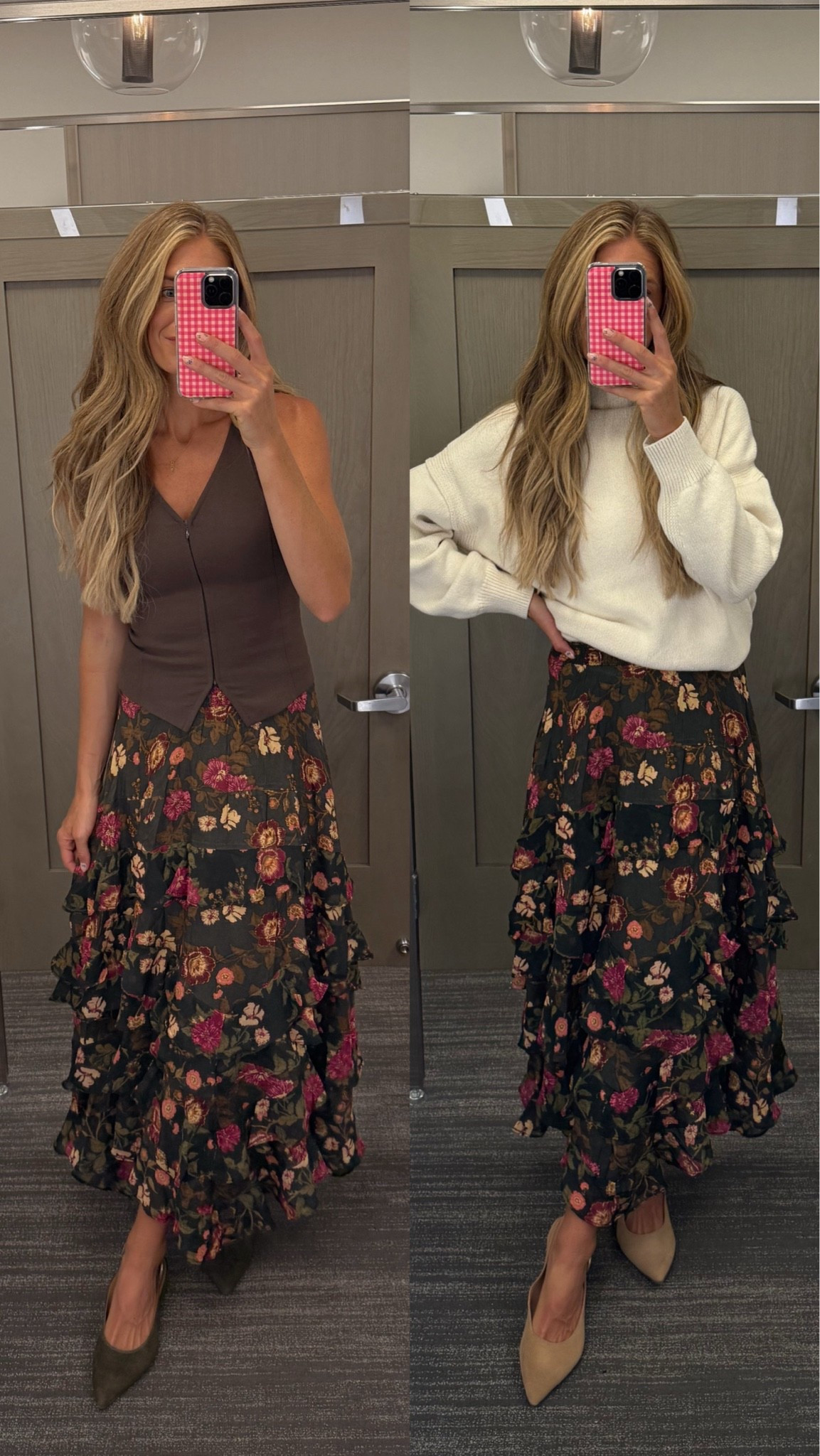 This combo 😍 All on sale for the Nordstrom Anniversary sale!

Sizing: small skirt & medium in vest and small in sweater

#LTKSeasonal #LTKSaleAlert #LTKootd