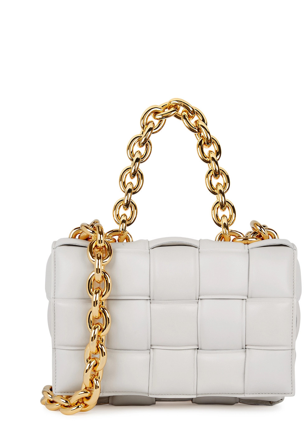 The Chain Cassette white leather cross-body bag | Harvey Nichols (Global)