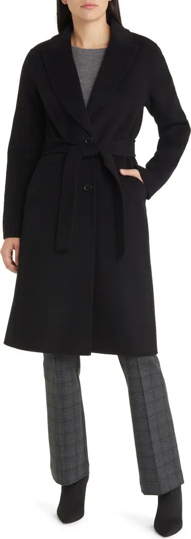 Belted Wool Blend Coat | Nordstrom