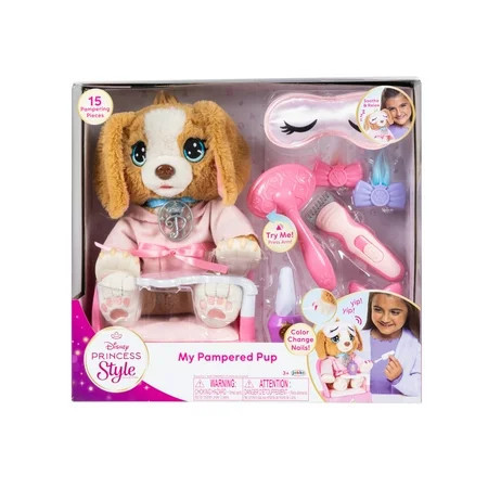 Disney Princess Style Collection My Pampered Pup Plush Toy for Girls Ages 3+ | Walmart (US)