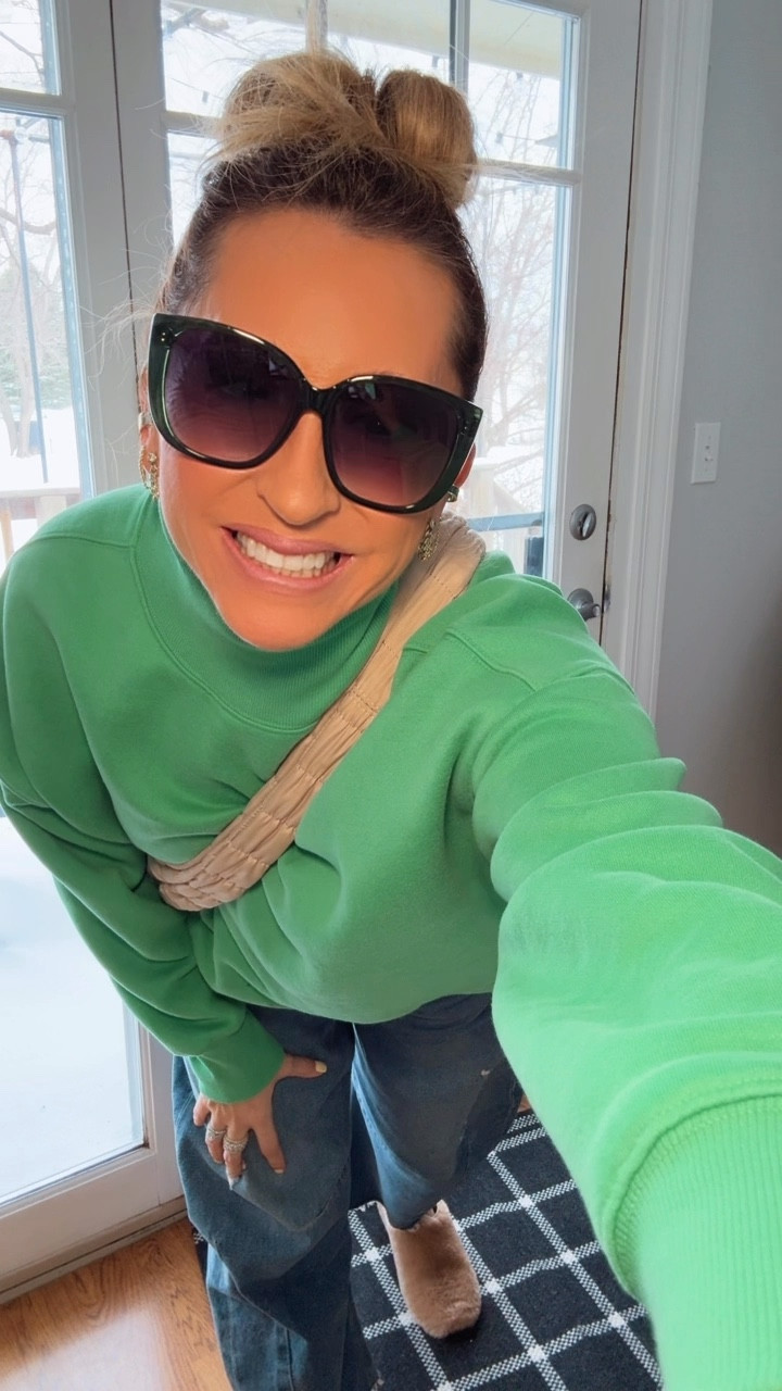 Feeling festive… can’t believe St. Patrick’s Day is already here, it seems like time is flying by…just wishing for warmer weather, I’m over the snow… loving all the emerald… 

Active.athleisure.jeans.holiday
@Aerie 

#LTKootd #LTKgrwm
