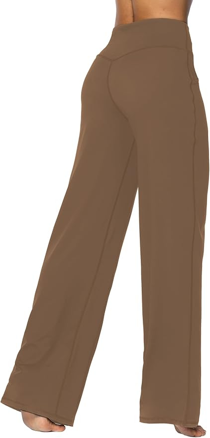 Sunzel Wide Leg Pants Women High Waist Yoga Pants with Pockets Stretch Loose Comfy Casual Lounge ... | Amazon (US)