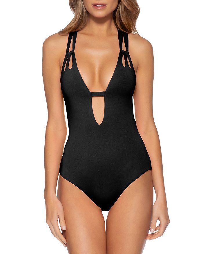 Color Code Skylar Plunge One Piece Swimsuit | Bloomingdale's (US)