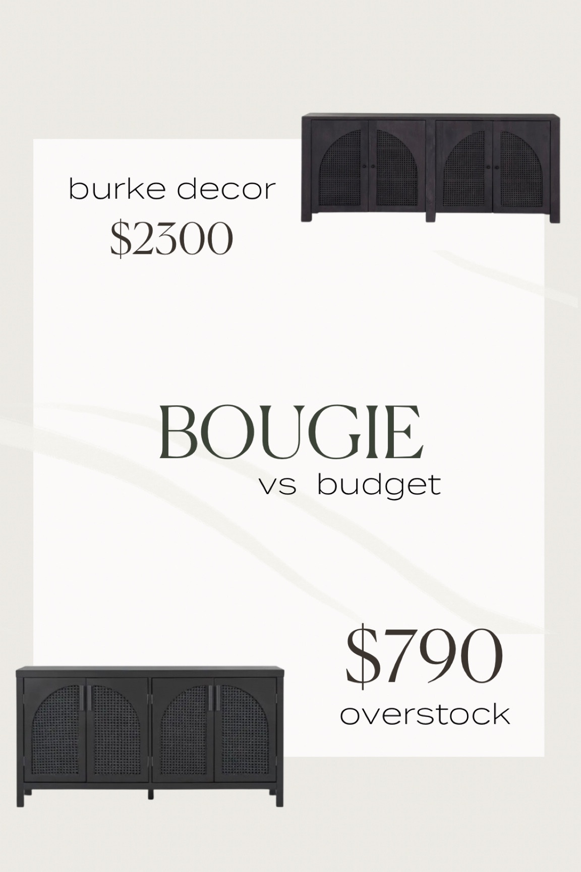 Black arch sideboard - look for less!

#LTKhome #LTKFind #LTKsalealert