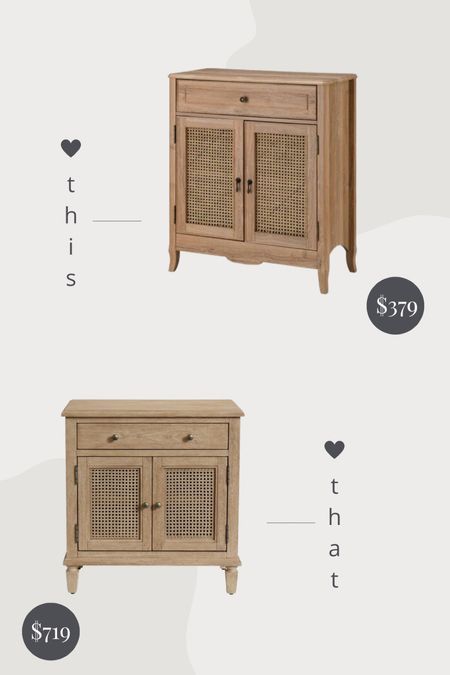 Two of our favorite cane nightstands. 


#LTKhome
