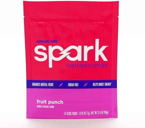 AdvoCare Spark Vitamin & Amino Acid Supplement - Focus & Energy Drink Powder Mix with Vitamin A, ... | Amazon (US)