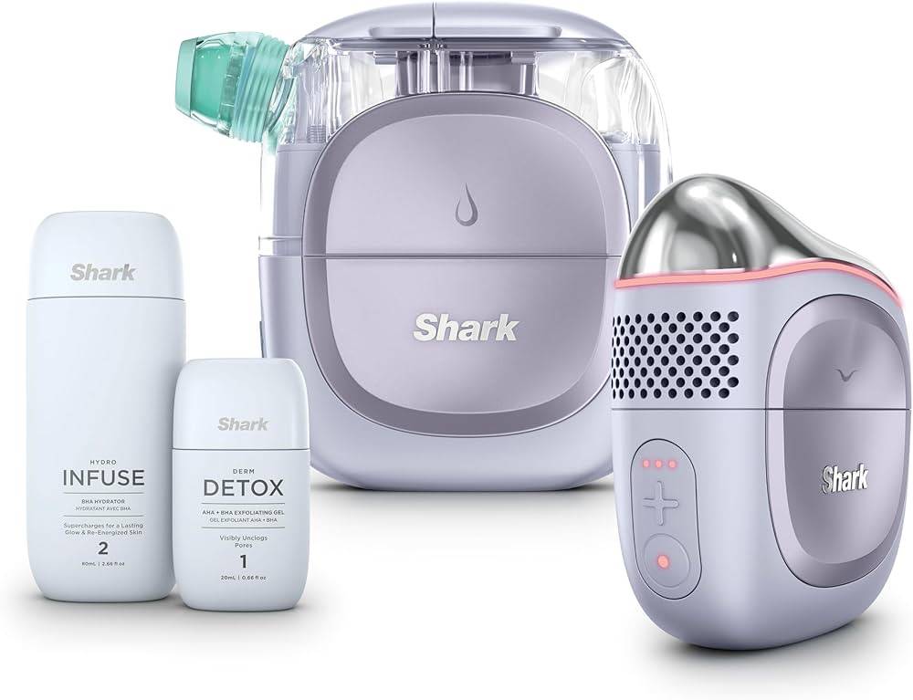Shark FacialPro Glow at-Home Hydro-Powered Facial System with DePuffi Hot & Cold Therapy \u2013 P... | Amazon (US)