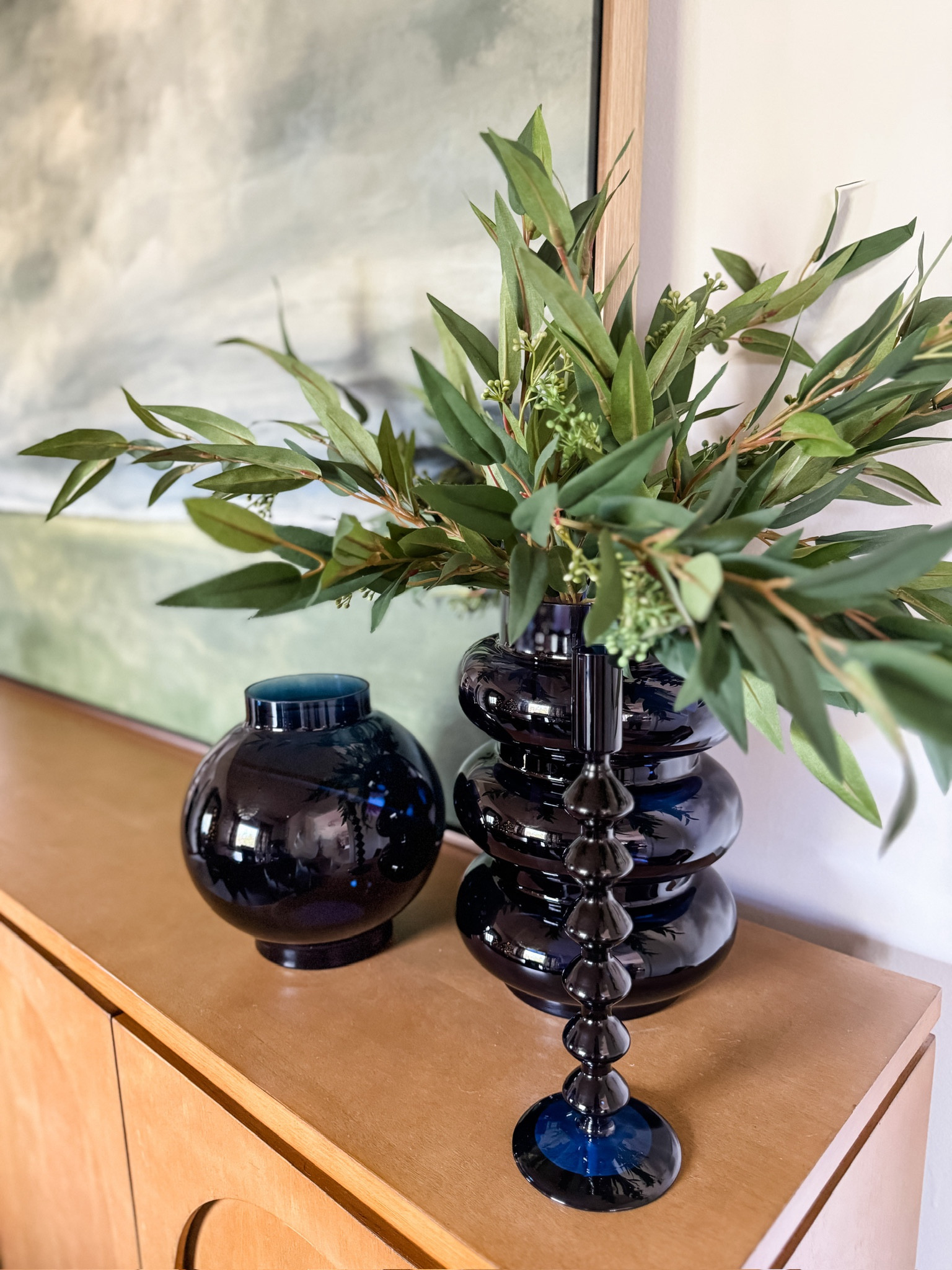 How beautiful are these translucent glass modern flower vases? I just picked them up at Target and love the deep, rich color. The matching candlestick is fabulous too! All $30 and under. 

Target home, home decor, home accessories, home finds, faux stems, artificial stems, artificial willow leaves, interior design, interior refresh, dining room, entryway, living room, Target home decor, threshold, gift idea, party prop closet 

#LTKfindsunder50 #LTKhome #LTKstyletip