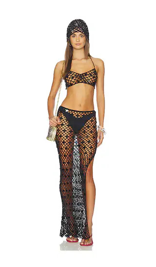 Marlie Skirt Set in Black vacation dress | revolve vacation | concert outfit Ideas | Revolve Clothing (Global)