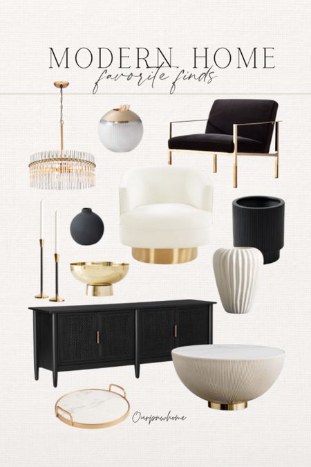 Modern home finds!

Modern furniture, modern home decor, fluted vase, ridged planter, match cloche, chandelier, black and gold chair, white accent chair, gold bowl, candlesticks, console table, fluted drum coffee table, marble table 

#LTKstyletip #LTKhome #LTKFind