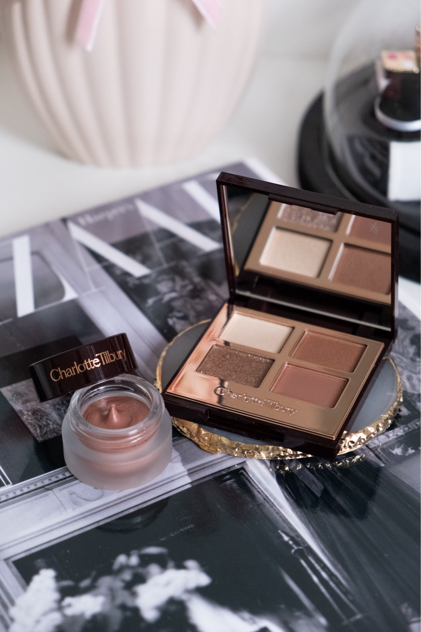 Two of my favourite Charlotte Tilbury eyeshadows 😍 The Eyes to Mesmerise eyeshadow in Pillow Talk and the Exagger Eyes palette. The palette especially became my most worn palette this year ☺️

#LTKbeauty #LTKnederlands #LTKeurope