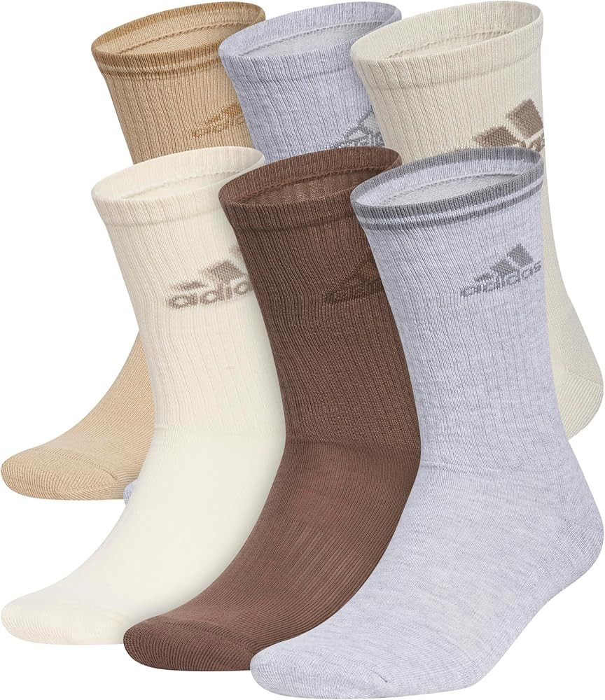 adidas Athletic Cushioned Crew Socks | Amazon (US)