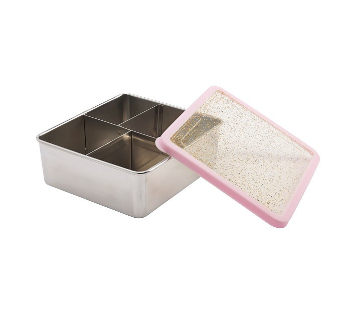 Spencer Stainless Glitter Bento Box | Pottery Barn Kids