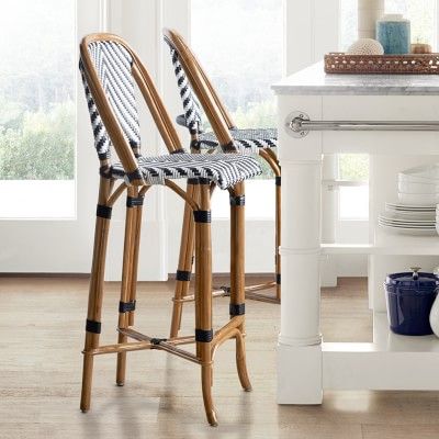 Parisian Bistro Woven Counter Stool | Williams-Sonoma